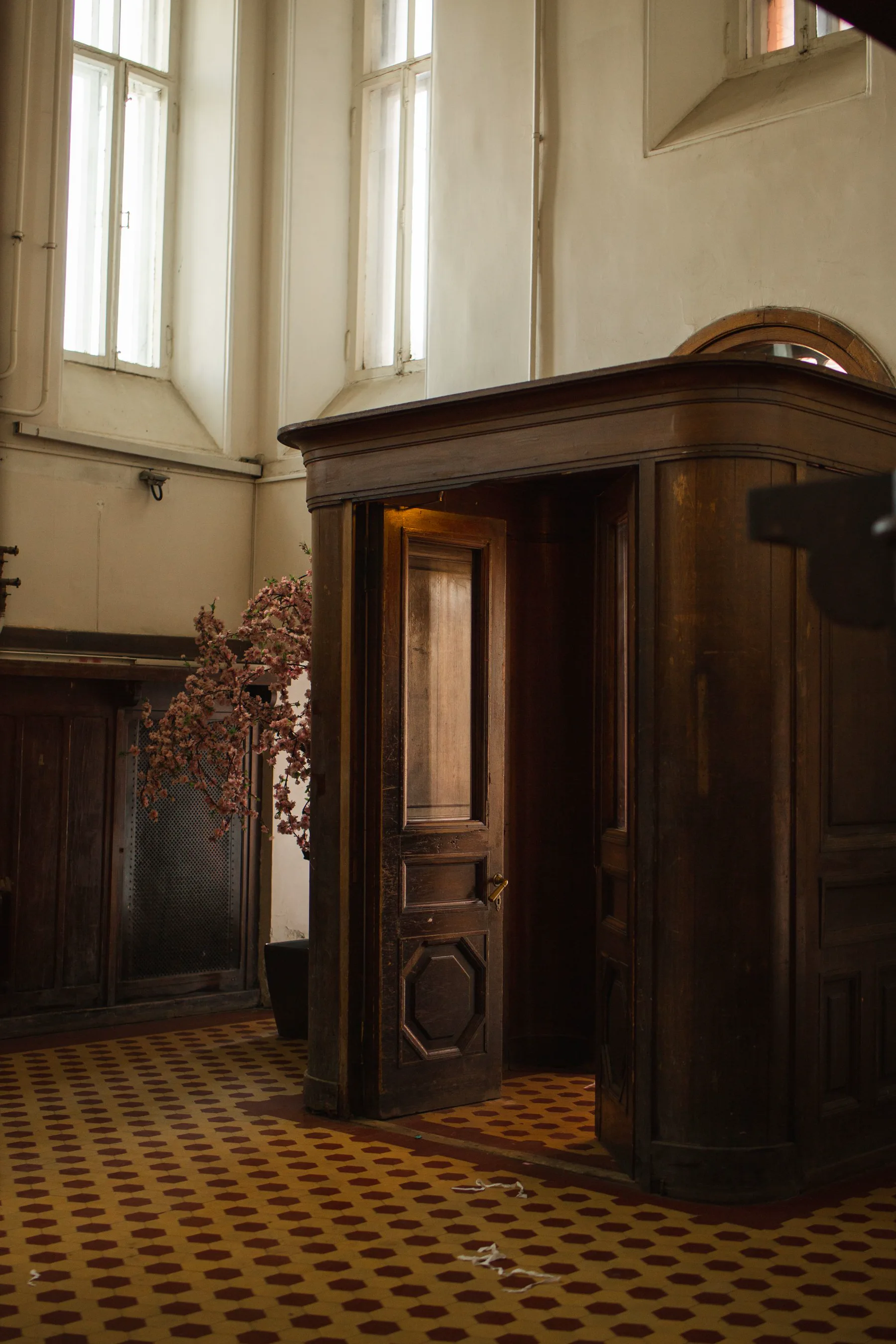 Traditional wooden doorway