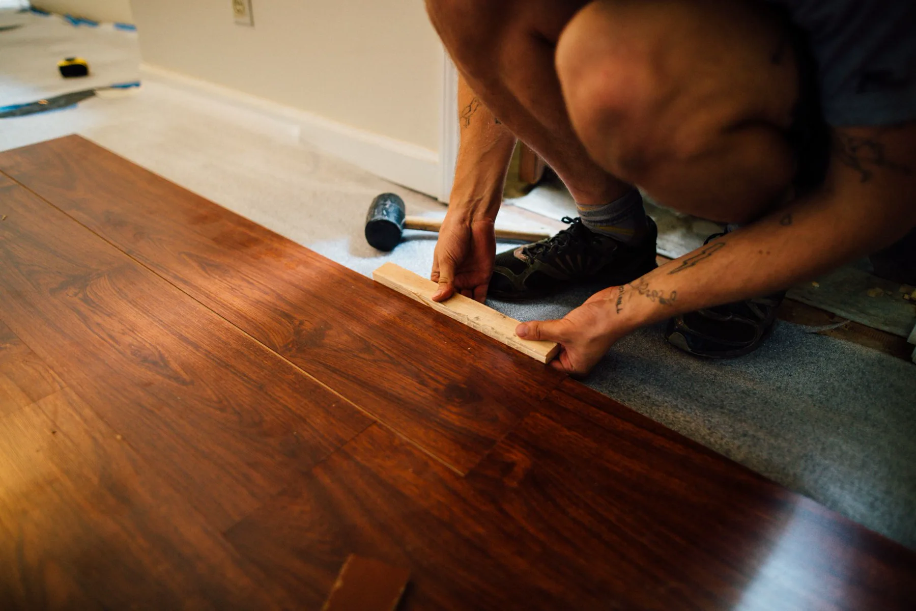 Light finished wood plank texture